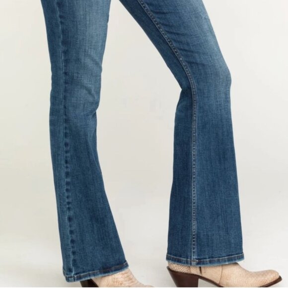 IDYLLWIND Women's EUC Rebel Bootcut Mid-Rise Jeans Mid-Wash | Size 10 - Picture 2 of 14